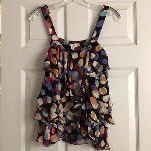 Anthropologie Odille silk top size 2